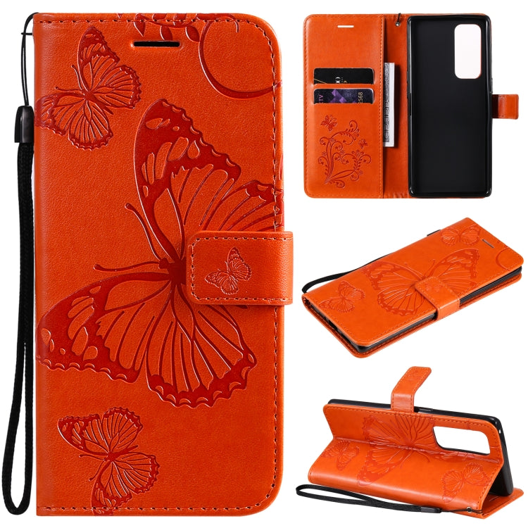 Pressed Printing Butterfly Pattern Horizontal Flip PU Leather Case with Holder & Card Slots & Wallet & Lanyard, For LG Stylo 7 5G / 4G, For OPPO A74 4G / F19 4G, For OPPO A94 5G / F19 Pro / Reno 5F, For OPPO A93 5G / A74 5G                             ...