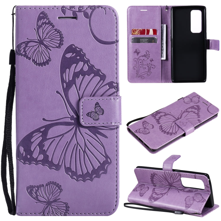 Pressed Printing Butterfly Pattern Horizontal Flip PU Leather Case with Holder & Card Slots & Wallet & Lanyard, For LG Stylo 7 5G / 4G, For OPPO A74 4G / F19 4G, For OPPO A94 5G / F19 Pro / Reno 5F, For OPPO A93 5G / A74 5G                             ...