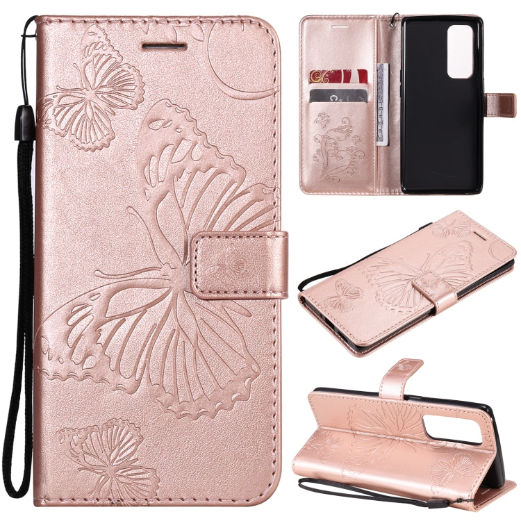 Pressed Printing Butterfly Pattern Horizontal Flip PU Leather Case with Holder & Card Slots & Wallet & Lanyard, For LG Stylo 7 5G / 4G, For OPPO A74 4G / F19 4G, For OPPO A94 5G / F19 Pro / Reno 5F, For OPPO A93 5G / A74 5G                             ...