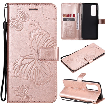 Pressed Printing Butterfly Pattern Horizontal Flip PU Leather Case with Holder & Card Slots & Wallet & Lanyard, For LG Stylo 7 5G / 4G, For OPPO A74 4G / F19 4G, For OPPO A94 5G / F19 Pro / Reno 5F, For OPPO A93 5G / A74 5G                             ...