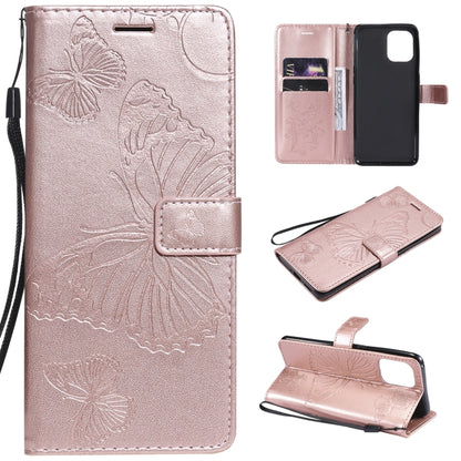 Pressed Printing Butterfly Pattern Horizontal Flip PU Leather Case with Holder & Card Slots & Wallet & Lanyard, For LG Stylo 7 5G / 4G, For OPPO A74 4G / F19 4G, For OPPO A94 5G / F19 Pro / Reno 5F, For OPPO A93 5G / A74 5G                             ...