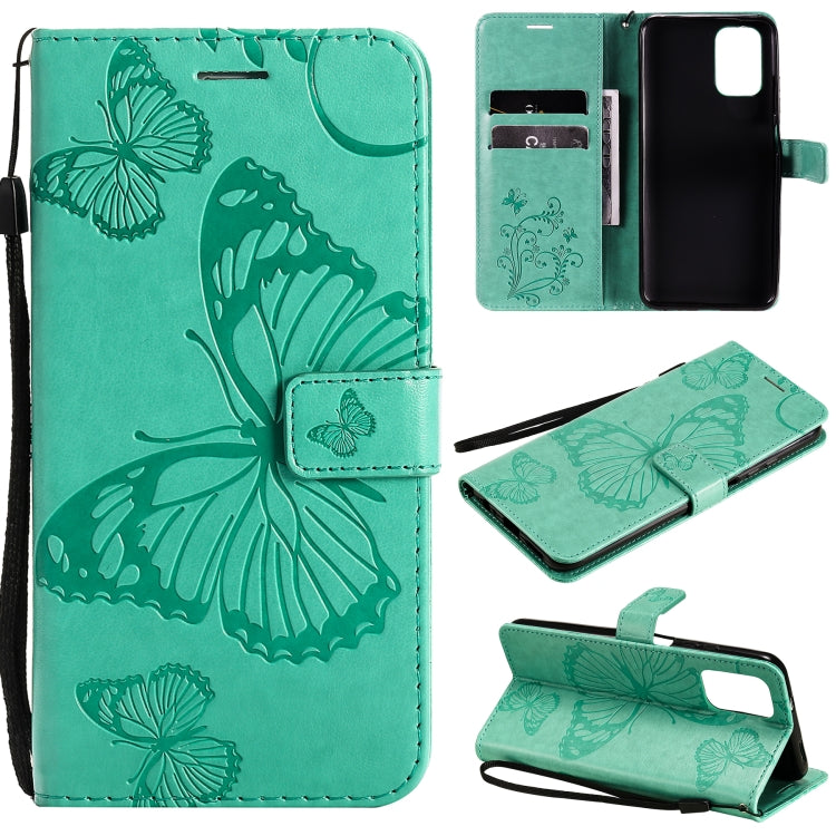 Pressed Printing Butterfly Pattern Horizontal Flip PU Leather Case with Holder & Card Slots & Wallet & Lanyard, For LG Stylo 7 5G / 4G, For OPPO A74 4G / F19 4G, For OPPO A94 5G / F19 Pro / Reno 5F, For OPPO A93 5G / A74 5G                             ...