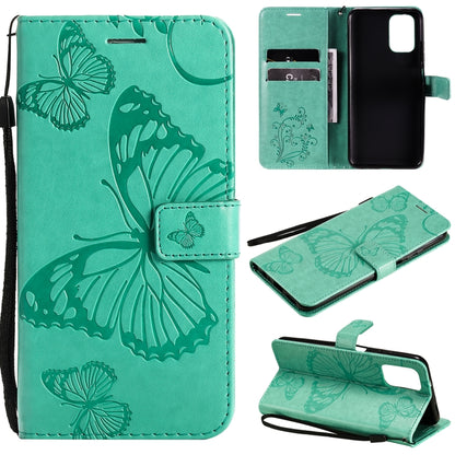 Pressed Printing Butterfly Pattern Horizontal Flip PU Leather Case with Holder & Card Slots & Wallet & Lanyard, For LG Stylo 7 5G / 4G, For OPPO A74 4G / F19 4G, For OPPO A94 5G / F19 Pro / Reno 5F, For OPPO A93 5G / A74 5G                             ...