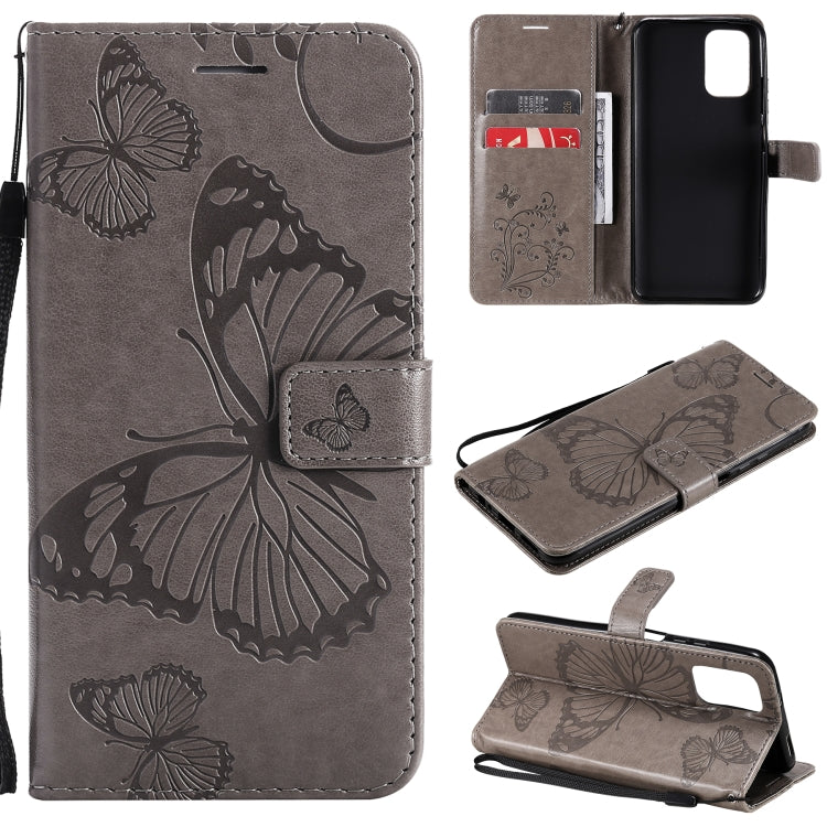 Pressed Printing Butterfly Pattern Horizontal Flip PU Leather Case with Holder & Card Slots & Wallet & Lanyard, For LG Stylo 7 5G / 4G, For OPPO A74 4G / F19 4G, For OPPO A94 5G / F19 Pro / Reno 5F, For OPPO A93 5G / A74 5G                             ...