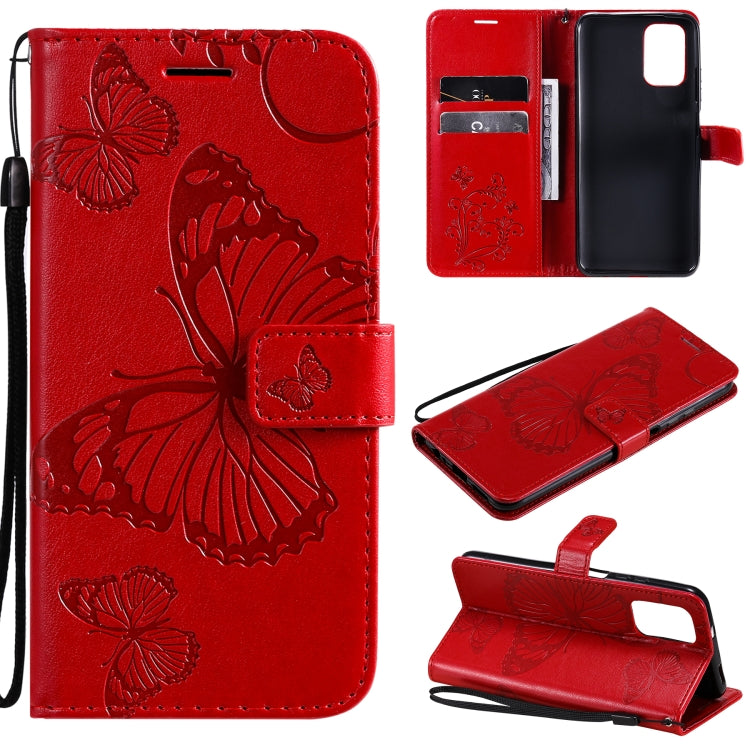 Pressed Printing Butterfly Pattern Horizontal Flip PU Leather Case with Holder & Card Slots & Wallet & Lanyard, For LG Stylo 7 5G / 4G, For OPPO A74 4G / F19 4G, For OPPO A94 5G / F19 Pro / Reno 5F, For OPPO A93 5G / A74 5G                             ...