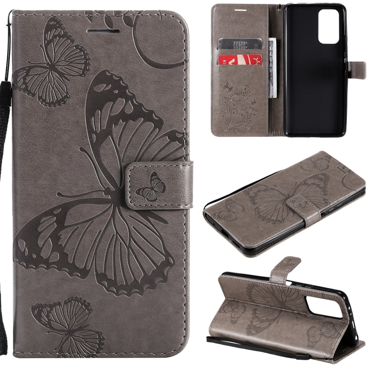 Pressed Printing Butterfly Pattern Horizontal Flip PU Leather Case with Holder & Card Slots & Wallet & Lanyard, For LG Stylo 7 5G / 4G, For OPPO A74 4G / F19 4G, For OPPO A94 5G / F19 Pro / Reno 5F, For OPPO A93 5G / A74 5G                             ...