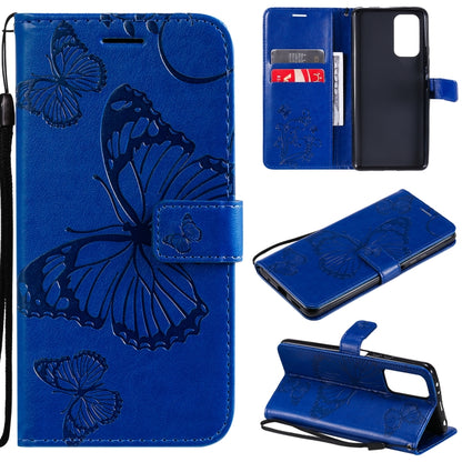 Pressed Printing Butterfly Pattern Horizontal Flip PU Leather Case with Holder & Card Slots & Wallet & Lanyard, For LG Stylo 7 5G / 4G, For OPPO A74 4G / F19 4G, For OPPO A94 5G / F19 Pro / Reno 5F, For OPPO A93 5G / A74 5G                             ...