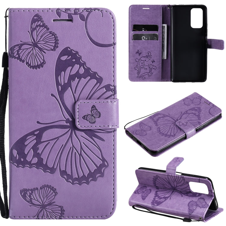 Pressed Printing Butterfly Pattern Horizontal Flip PU Leather Case with Holder & Card Slots & Wallet & Lanyard, For LG Stylo 7 5G / 4G, For OPPO A74 4G / F19 4G, For OPPO A94 5G / F19 Pro / Reno 5F, For OPPO A93 5G / A74 5G                             ...