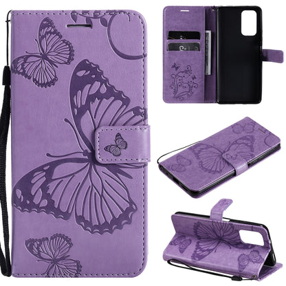 Pressed Printing Butterfly Pattern Horizontal Flip PU Leather Case with Holder & Card Slots & Wallet & Lanyard, For LG Stylo 7 5G / 4G, For OPPO A74 4G / F19 4G, For OPPO A94 5G / F19 Pro / Reno 5F, For OPPO A93 5G / A74 5G                             ...