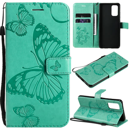 Pressed Printing Butterfly Pattern Horizontal Flip PU Leather Case with Holder & Card Slots & Wallet & Lanyard, For LG Stylo 7 5G / 4G, For OPPO A74 4G / F19 4G, For OPPO A94 5G / F19 Pro / Reno 5F, For OPPO A93 5G / A74 5G                             ...