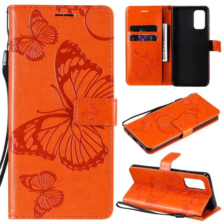 Pressed Printing Butterfly Pattern Horizontal Flip PU Leather Case with Holder & Card Slots & Wallet & Lanyard, For LG Stylo 7 5G / 4G, For OPPO A74 4G / F19 4G, For OPPO A94 5G / F19 Pro / Reno 5F, For OPPO A93 5G / A74 5G                             ...