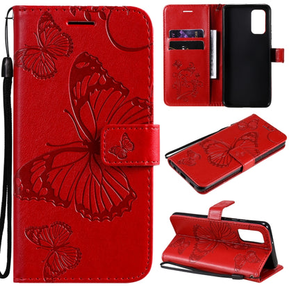 Pressed Printing Butterfly Pattern Horizontal Flip PU Leather Case with Holder & Card Slots & Wallet & Lanyard, For LG Stylo 7 5G / 4G, For OPPO A74 4G / F19 4G, For OPPO A94 5G / F19 Pro / Reno 5F, For OPPO A93 5G / A74 5G                             ...