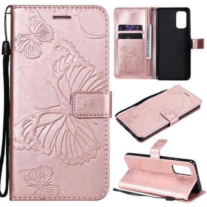 Pressed Printing Butterfly Pattern Horizontal Flip PU Leather Case with Holder & Card Slots & Wallet & Lanyard, For LG Stylo 7 5G / 4G, For OPPO A74 4G / F19 4G, For OPPO A94 5G / F19 Pro / Reno 5F, For OPPO A93 5G / A74 5G                             ...