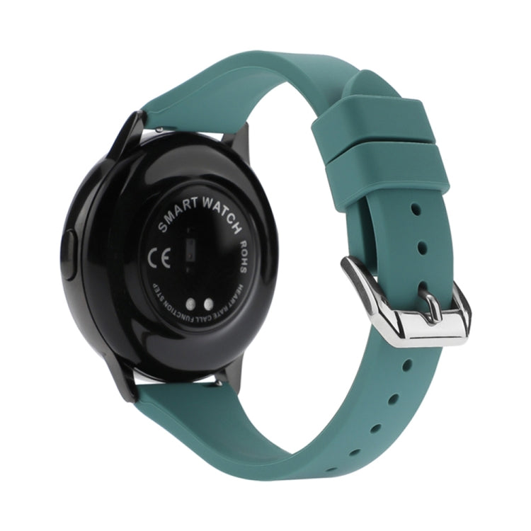 T-shaped Buckle Silicone Replacement Strap Watchband, 20mm, 22mm