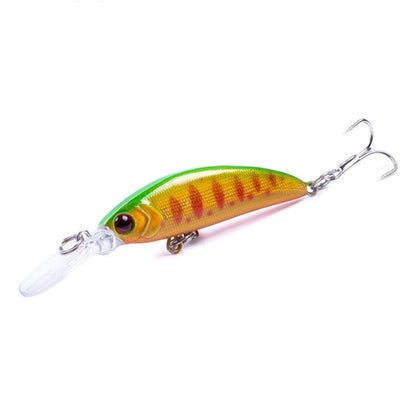 HENGJIA Long Throw Bionic Cocked Mouth Fake Bait Fishing Three-jaw Treble Hooks, 10 PCS 1, 10 PCS 2, 10 PCS 3, 10 PCS 4, 10 PCS 5, 10 PCS 6