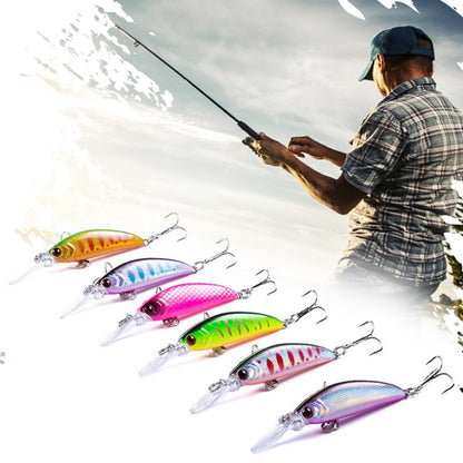 HENGJIA Long Throw Bionic Cocked Mouth Fake Bait Fishing Three-jaw Treble Hooks, 10 PCS 1, 10 PCS 2, 10 PCS 3, 10 PCS 4, 10 PCS 5, 10 PCS 6