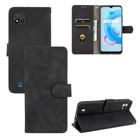 Solid Color Skin Feel Magnetic Buckle Horizontal Flip Calf Texture PU Leather Case with Holder & Card Slots & Wallet, For OPPO Realme C11 (2021) / Realme C20, For TCL 20 Pro 5G, For TCL 20S, For Tone e21, For Asus Zenfone 8 / ZS590KS (8 Mini)