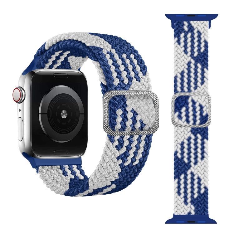 Buckle Braided Elastic Strap Watch Band For Apple Watch Series 9&8&7 41mm / SE 3&SE 2&6&SE&5&4 40mm / 3&2&1 38mm(Rainbow Color), For Apple Watch Ultra 49mm / Series 8&7 45mm / SE 2&6&SE&5&4 44mm / 3&2&1 42mm���������������������������������������������...