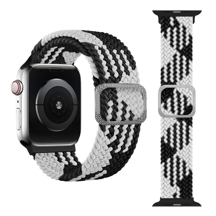 Buckle Braided Elastic Strap Watch Band For Apple Watch Series 9&8&7 41mm / SE 3&SE 2&6&SE&5&4 40mm / 3&2&1 38mm(Rainbow Color), For Apple Watch Ultra 49mm / Series 8&7 45mm / SE 2&6&SE&5&4 44mm / 3&2&1 42mm���������������������������������������������...