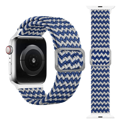 Buckle Braided Elastic Strap Watch Band For Apple Watch Series 9&8&7 41mm / SE 3&SE 2&6&SE&5&4 40mm / 3&2&1 38mm(Rainbow Color), For Apple Watch Ultra 49mm / Series 8&7 45mm / SE 2&6&SE&5&4 44mm / 3&2&1 42mm                                             ...
