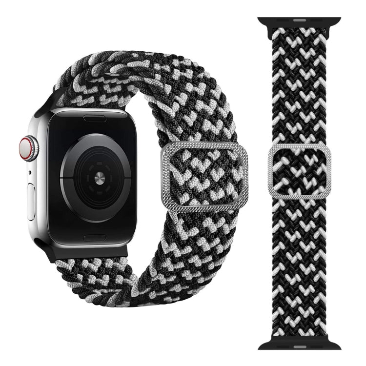 Buckle Braided Elastic Strap Watch Band For Apple Watch Series 9&8&7 41mm / SE 3&SE 2&6&SE&5&4 40mm / 3&2&1 38mm(Rainbow Color), For Apple Watch Ultra 49mm / Series 8&7 45mm / SE 2&6&SE&5&4 44mm / 3&2&1 42mm���������������������������������������������...