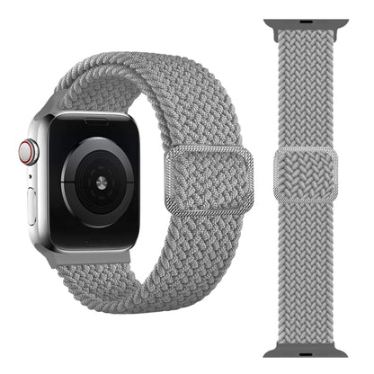 Buckle Braided Elastic Strap Watch Band For Apple Watch Series 9&8&7 41mm / SE 3&SE 2&6&SE&5&4 40mm / 3&2&1 38mm(Rainbow Color), For Apple Watch Ultra 49mm / Series 8&7 45mm / SE 2&6&SE&5&4 44mm / 3&2&1 42mm                                             ...