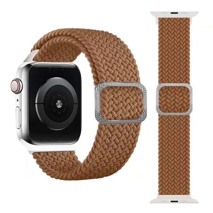 Buckle Braided Elastic Strap Watch Band For Apple Watch Series 9&8&7 41mm / SE 3&SE 2&6&SE&5&4 40mm / 3&2&1 38mm(Rainbow Color), For Apple Watch Series 8&7 41mm / SE 2&6&SE&5&4 40mm / 3&2&1 38mm                                                          ...