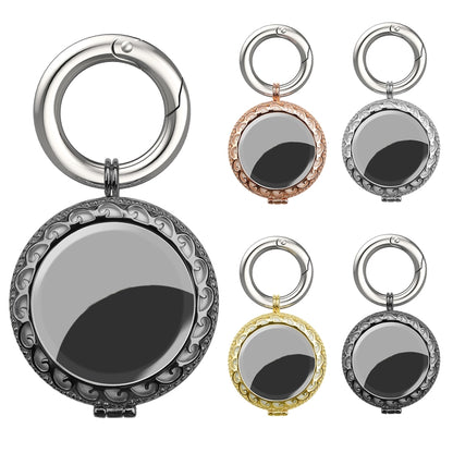Copper Jewelry Style Shockproof Protective Cover Case with Keychain Hook Loop, For AirTag 2nd Gen / AirTag 1st Gen