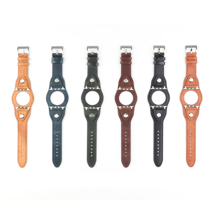 Leather Replacement Strap Watchband, For Apple Watch Series 7  41mm / & 6 & SE & 5 & 4 40mm, For Apple Watch Series  7  45mm / & 6 & SE & 5 & 4 44mm