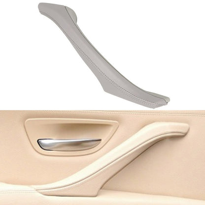 Car Leather Right Side Inner Door Handle Assembly 51417225854 for BMW 5 Series F10 / F18 2011-2017, Right Side (Black), Right Side (Beige), Right Side (Creamy-white), Right Side (Grey), Right Side (Wine Red), Right Side (Mocha)