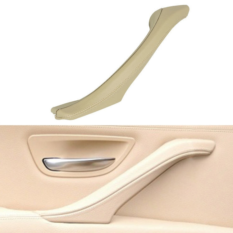 Car Leather Left Side Inner Door Handle Assembly 51417225854 for BMW 5 Series F10 / F18 2011-2017, Left Side (Black), Left Side (Beige), Left Side (Creamy-white), Left Side (Grey), Left Side (Wine Red), Left Side (Mocha)