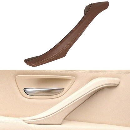 Car Leather Left Side Inner Door Handle Assembly 51417225854 for BMW 5 Series F10 / F18 2011-2017, Left Side (Black), Left Side (Beige), Left Side (Creamy-white), Left Side (Grey), Left Side (Wine Red), Left Side (Mocha)