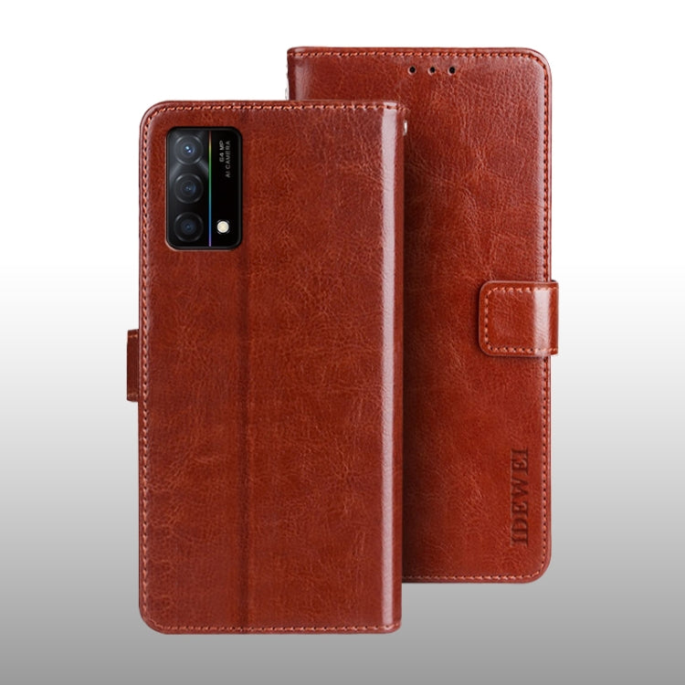 idewei Crazy Horse Texture Horizontal Flip Leather Case with Holder & Card Slots & Wallet, For OPPO K9 5G, For OPPO Realme Narzo 30A, For OPPO Reno5 A Japanese Version, For OPPO Reno 6 Pro, For OPPO Reno 6 Pro 5G, For vivo V21 5G                       ...