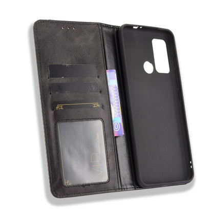 Magnetic Buckle Retro Crazy Horse Texture Horizontal Flip Leather Case with Holder & Card Slots & Photo Frame, For Motorola Moto G60 / Moto G40 Fusion, For OPPO Realme C11 2021 / Realme C20 / Realme C20a, For OPPO Reno5 A, For TCL 20 5G / 20S / 20L / 2...