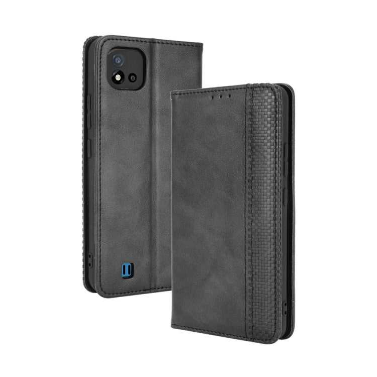 Magnetic Buckle Retro Crazy Horse Texture Horizontal Flip Leather Case with Holder & Card Slots & Photo Frame, For Motorola Moto G60 / Moto G40 Fusion, For OPPO Realme C11 2021 / Realme C20 / Realme C20a, For OPPO Reno5 A, For TCL 20 5G / 20S / 20L / 2...