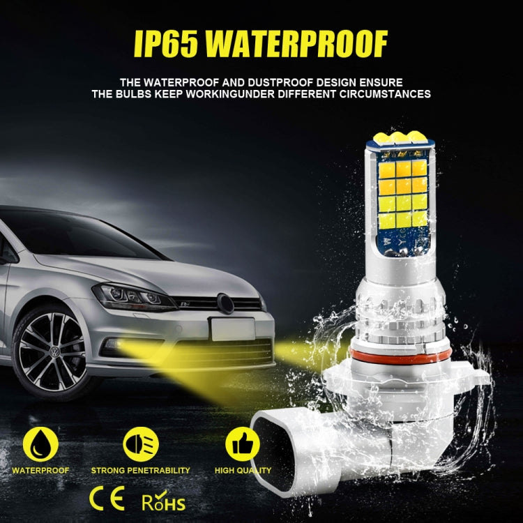 DC9-36V 30W 3000LM IP65 Car LED Double Color Fog Light with 30LEDs SMD-2525 Lamp, 2 PCS V6 9005, 2 PCS V6 9006, 2 PCS V6 H4, 2 PCS V6 H7, 2 PCS V6 H11, 2 PCS V6 H16, 2 PCS V6 P13W