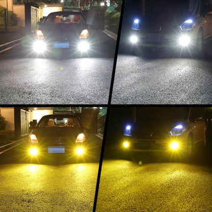 DC9-36V 30W 3000LM IP65 Car LED Double Color Fog Light with 30LEDs SMD-2525 Lamp, 2 PCS V6 9005, 2 PCS V6 9006, 2 PCS V6 H4, 2 PCS V6 H7, 2 PCS V6 H11, 2 PCS V6 H16, 2 PCS V6 P13W