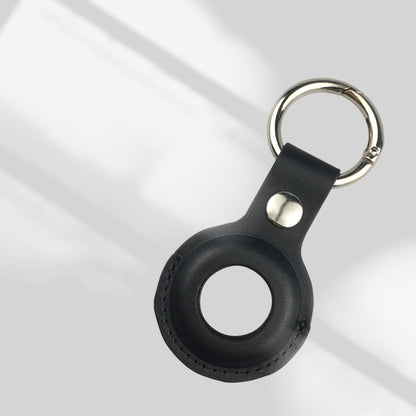 Shockproof Anti-scratch Leather Protective Case Cover Key Chain with Hang Loop For AirTag