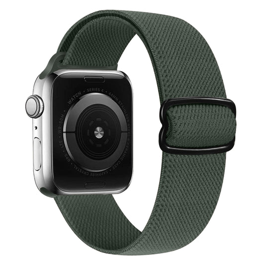 8-shaped Buckle Nylon Replacement Strap Watchband, For Apple Watch Series 9&8&7 41mm / SE 3&SE 2&6&SE&5&4 40mm / 3&2&1 38mm, For Apple Watch Series  7  45mm / & 6 & SE & 5 & 4 44mm