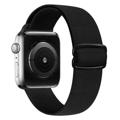 8-shaped Buckle Nylon Replacement Strap Watchband, For Apple Watch Series 9&8&7 41mm / SE 3&SE 2&6&SE&5&4 40mm / 3&2&1 38mm, For Apple Watch Series  7  45mm / & 6 & SE & 5 & 4 44mm