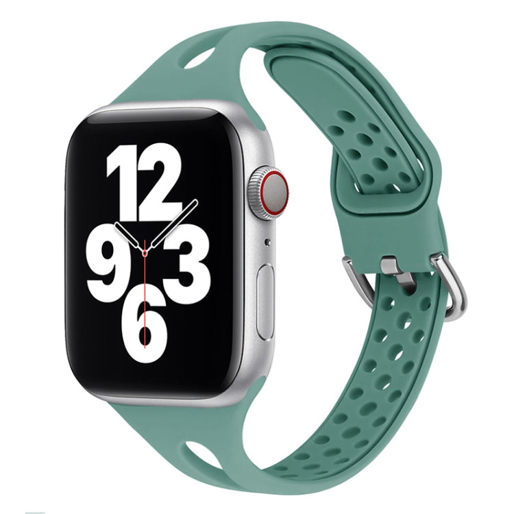 Silicone Replacement Watchbands For Apple Watch Series, 7 45mm / 6 & SE & 5 & 4 44mm / 3 & 2 & 1 42mm, 7 41mm / 6 & SE & 5 & 4 40mm / 3 & 2 & 1 38mm
