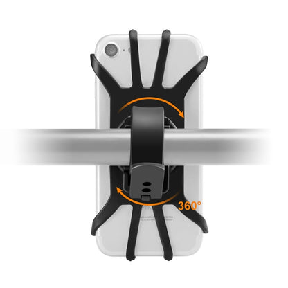 360 Degree Rotation Silica Gel Bicycle Phone Holder for 4-6.8 inch Mobile Phone, for 4-6.8 inch Mobile Phone