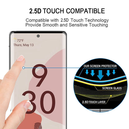 25 PCS For Google Pixel 6 Pro Edge Glue 3D Curved Edge Full Screen Tempered Glass Film, For Google Pixel 6 (25 PCS), For Google Pixel 6 Pro (25 PCS)
