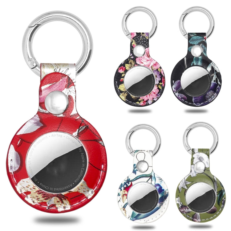 Leather Material Protective Cover For AirTag, Standard, Quick Install