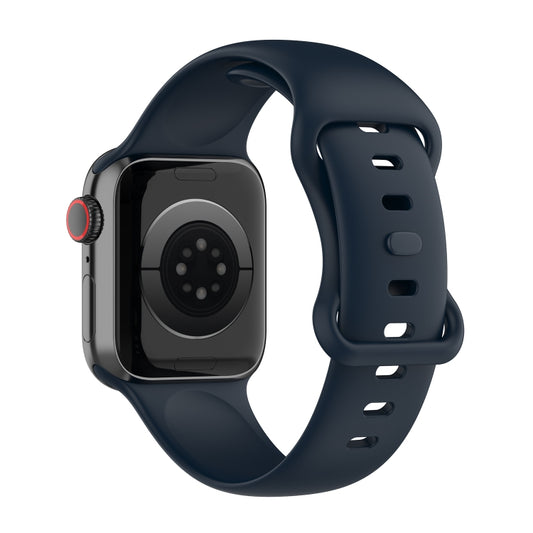 Large Size Silicone Watch Band For Apple Watch Series, 7 41mm / 6 & SE & 5 & 4 40mm / 3 & 2 & 1 38mm, Size: Large Size, 7 45mm / 6 & SE & 5 & 4 44mm / 3 & 2 & 1 42mm, Size: Large Size
