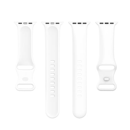 Silicone Watchbands For Apple Watch Series, 7 41mm / 6 & SE & 5 & 4 40mm / 3 & 2 & 1 38mm, Size: Small Code, 7 45mm / 6 & SE & 5 & 4 44mm / 3 & 2 & 1 42mm, Size: Small Code