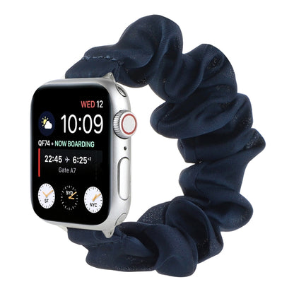 Scarf Hair Tie Replacement Watchbands For Apple Watch Series, 7 45mm / 6 & SE & 5 & 4 44mm / 3 & 2 & 1 42mm, 7 41mm / 6 & SE & 5 & 4 40mm / 3 & 2 & 1 38mm