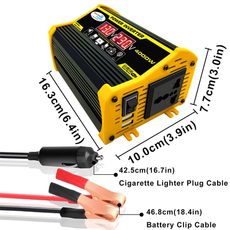 Legend II Generation 12V to 110V 300W Car Power Inverter, 12V to 110V