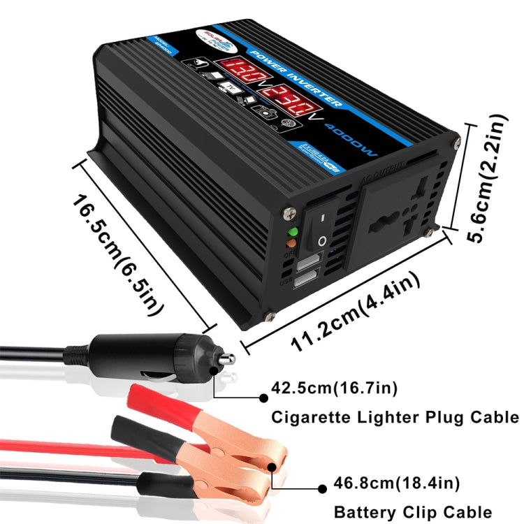 Tang II Generation 12V to 220V 300W Car Power Inverter, 12V to 220V