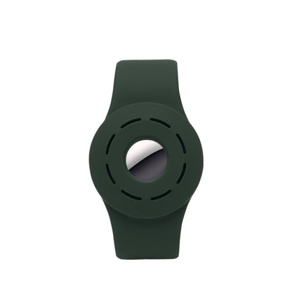 Anti-scratch Shockproof Silicone Bracelet Strap Protective Cover Case, For AirTag